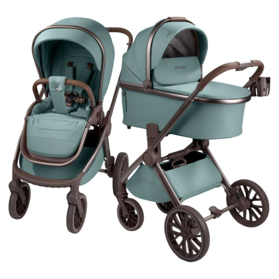 Коляска 2 в 1 Amarobaby Motus Premium Ecco Exclusive лагуна 01
